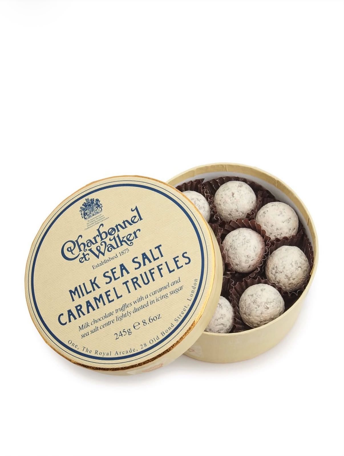 milk sea salt caramel truffles