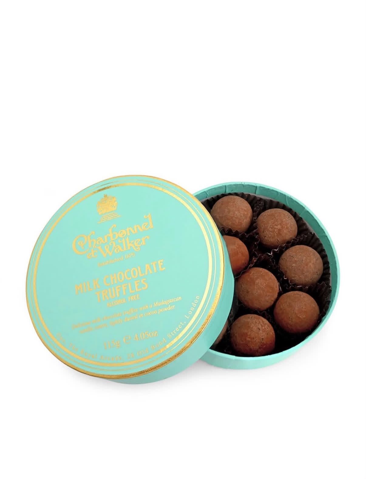 milk chocolate truffles