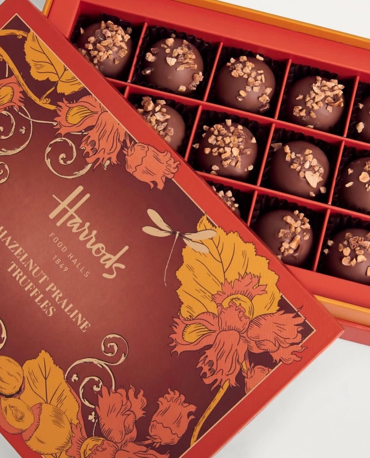 hazelnut praline truffles