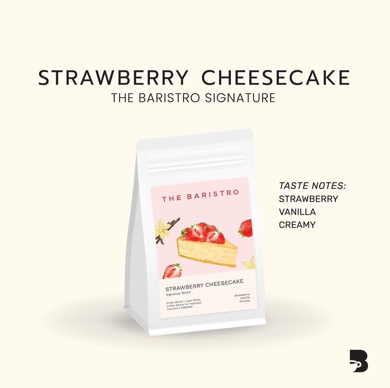 The Baristo  Strawberry cheesecake