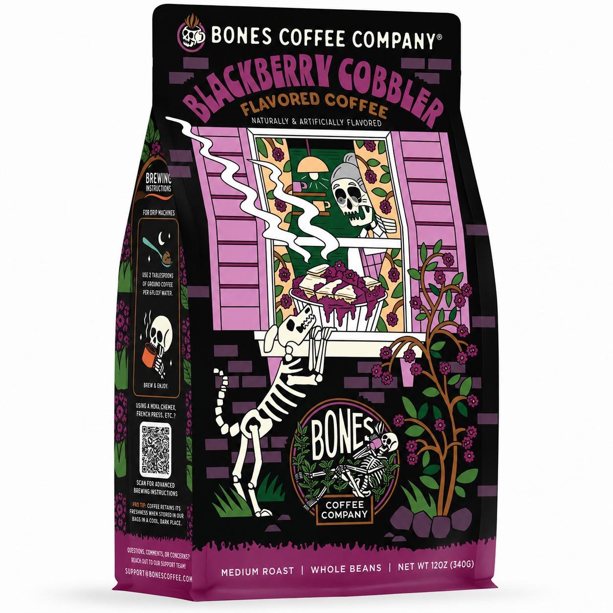 BONES - Blackberry Cobbler 340g