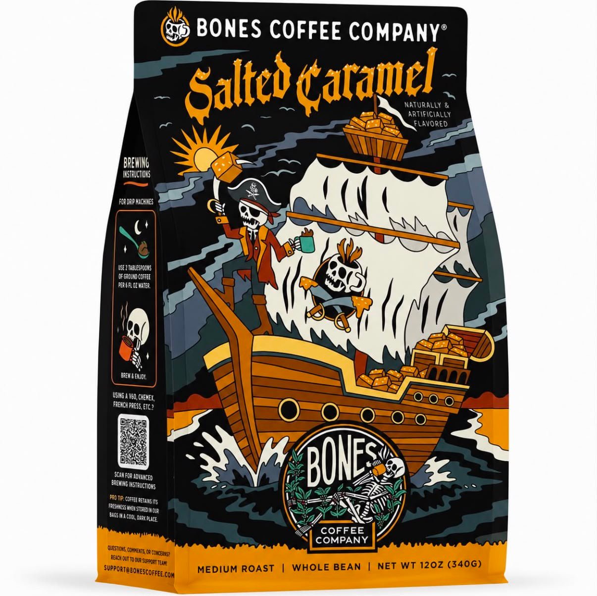 BONES - Salted Caramel 340g